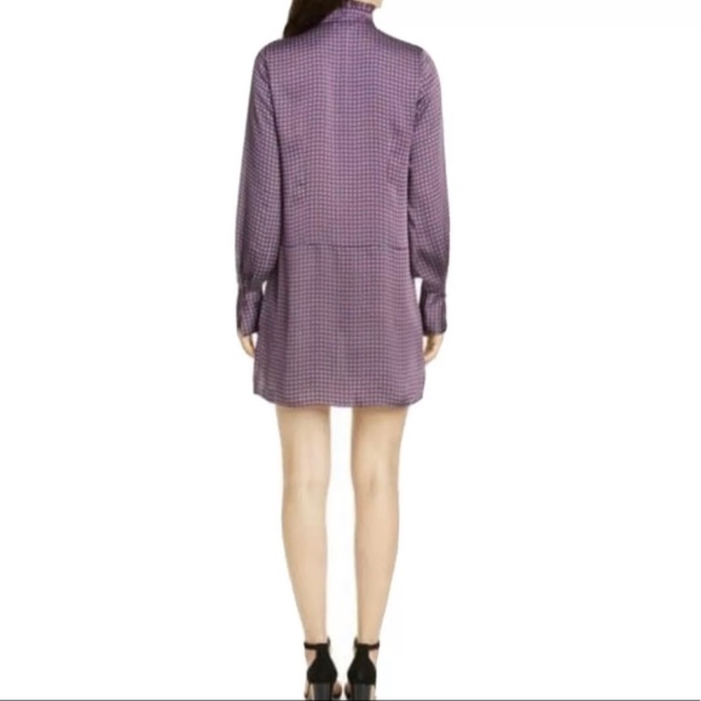 Prynn Ruffle Neck Long Sleeve Shirtdress - Picture 2 of 2